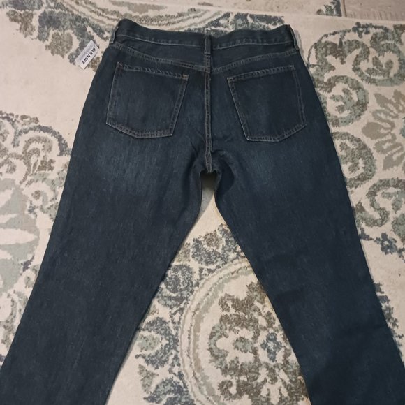 NWT old navy high rise slouchy straight jeans - Picture 2 of 3